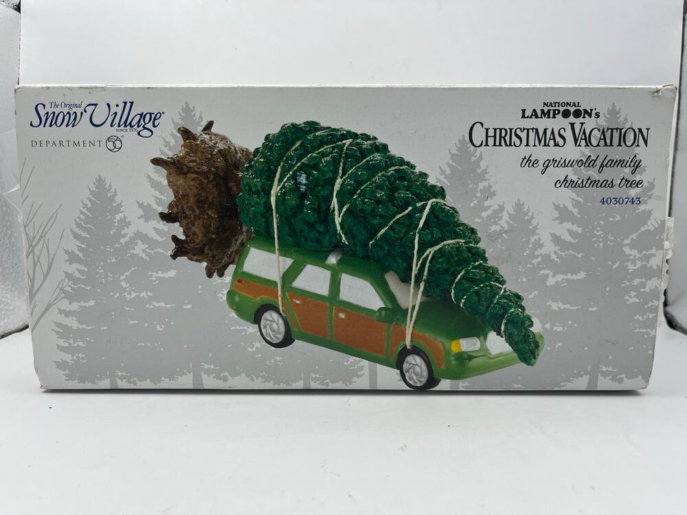 Department 56 National Lampoon Christmas Vacation The Griswold Family Tree USED